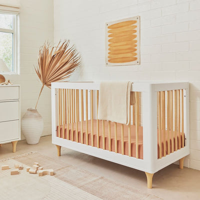 Babyletto-Lolly 3 in 1 Crib-White/Natural