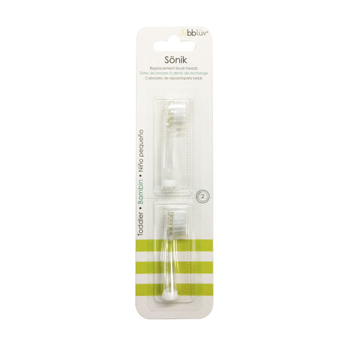 BBluv - Replacement Brush Heads for Sonik (2 packs) | 18-36 Months