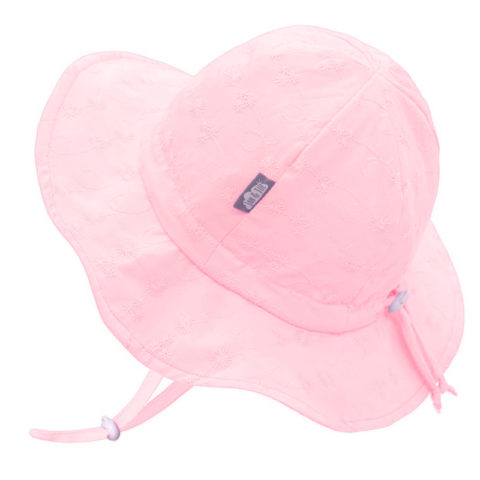 Cotton Floppy Hat - Pink Daisy