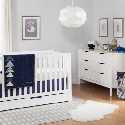 Colby 4 in 1 Crib w/ Trundle Drawer